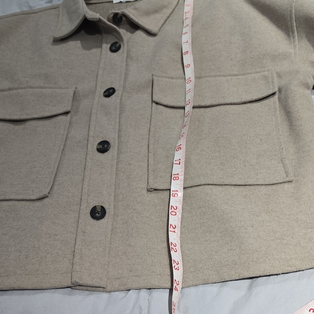 beachlunchlounge Light Tan Utility Shaket Sz Xl - Picture 7 of 11